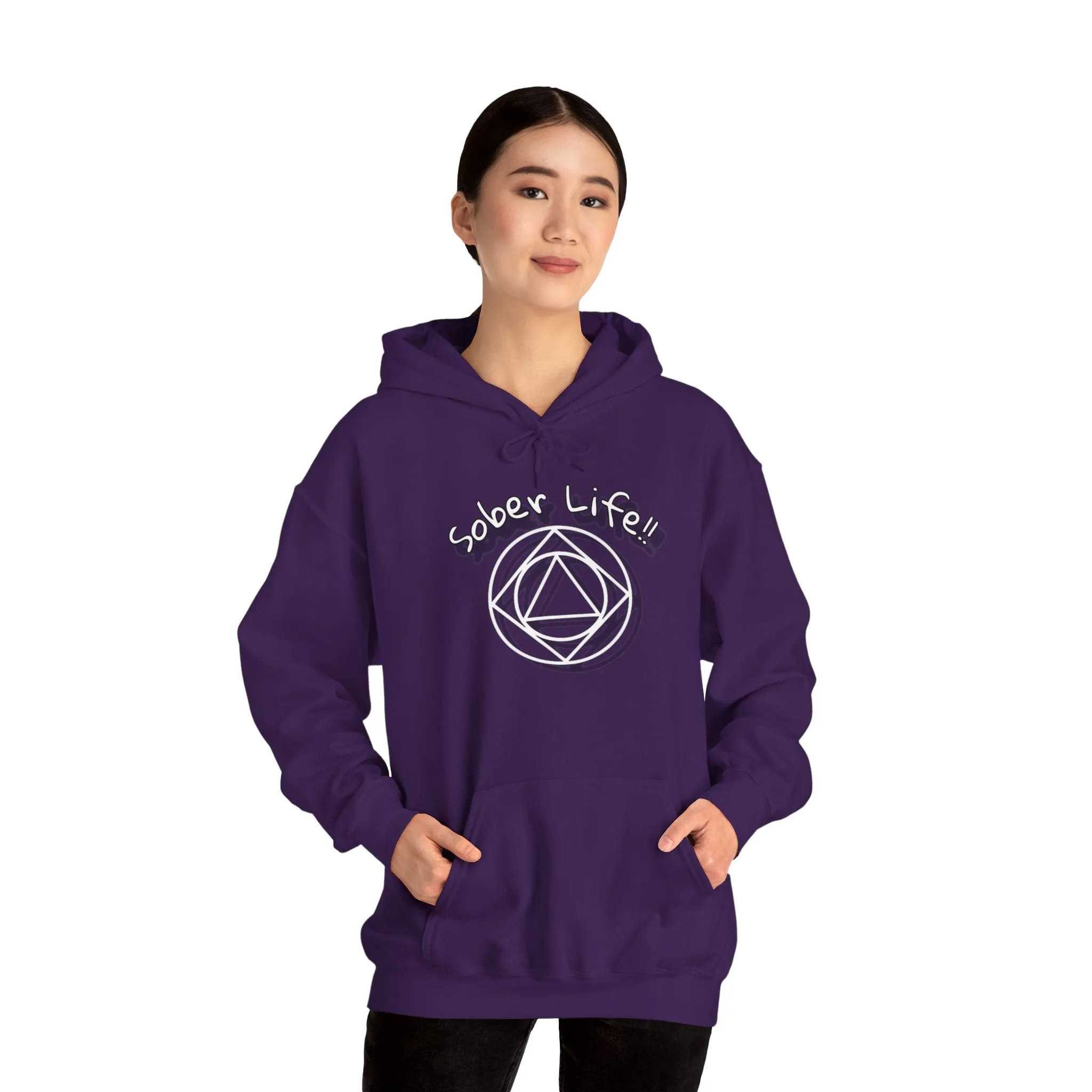 Sober Life Unisex Heavy Blend™ Hooded Sweatshirt