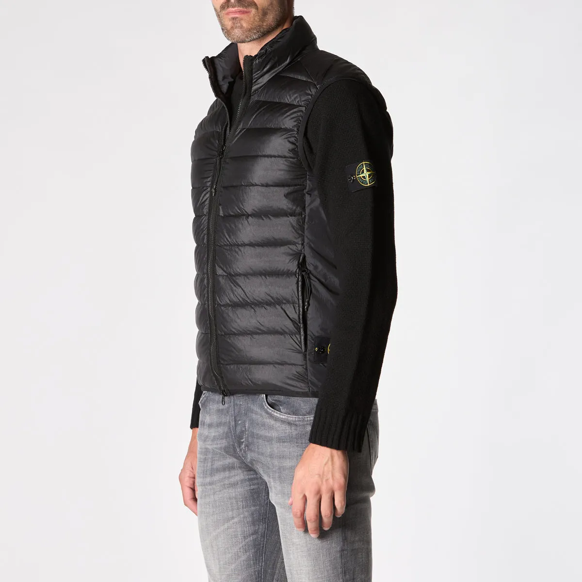 STONE ISLAND VEST 8115G0724 A0029 BLACK