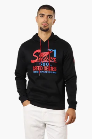 Super Triple Goose 500 Speed Series Print Hoodie - Black