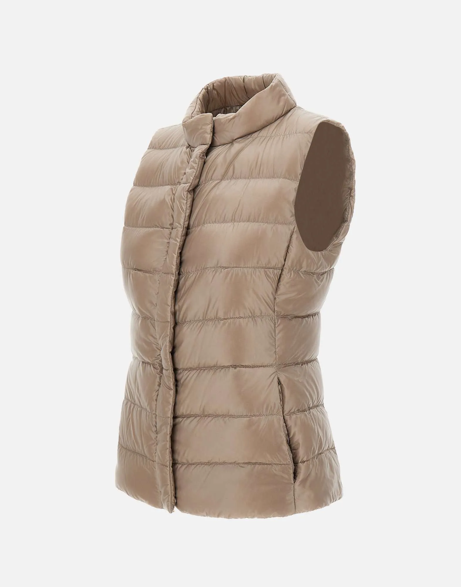 Taupe Ultralight Goose Down Vest