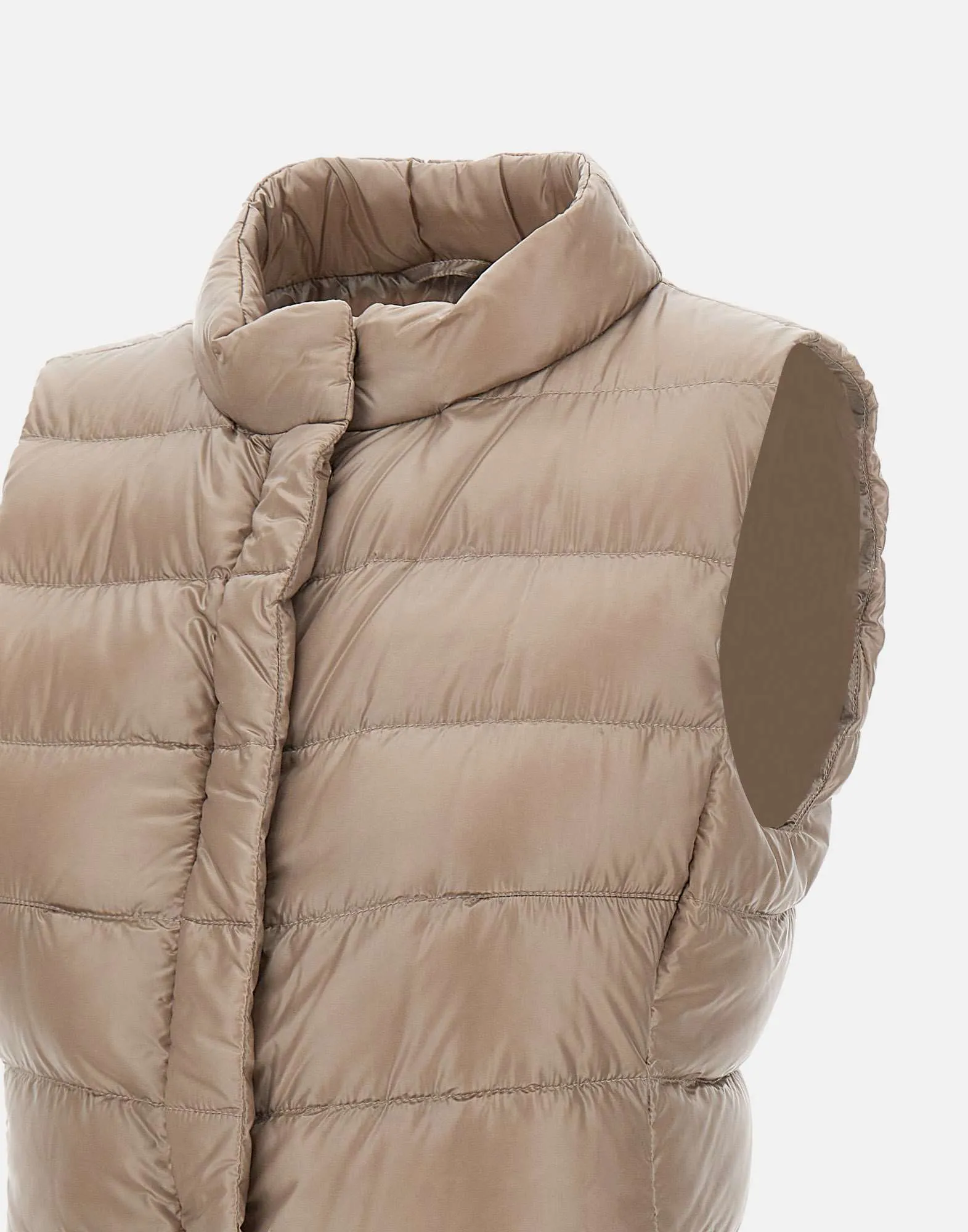 Taupe Ultralight Goose Down Vest