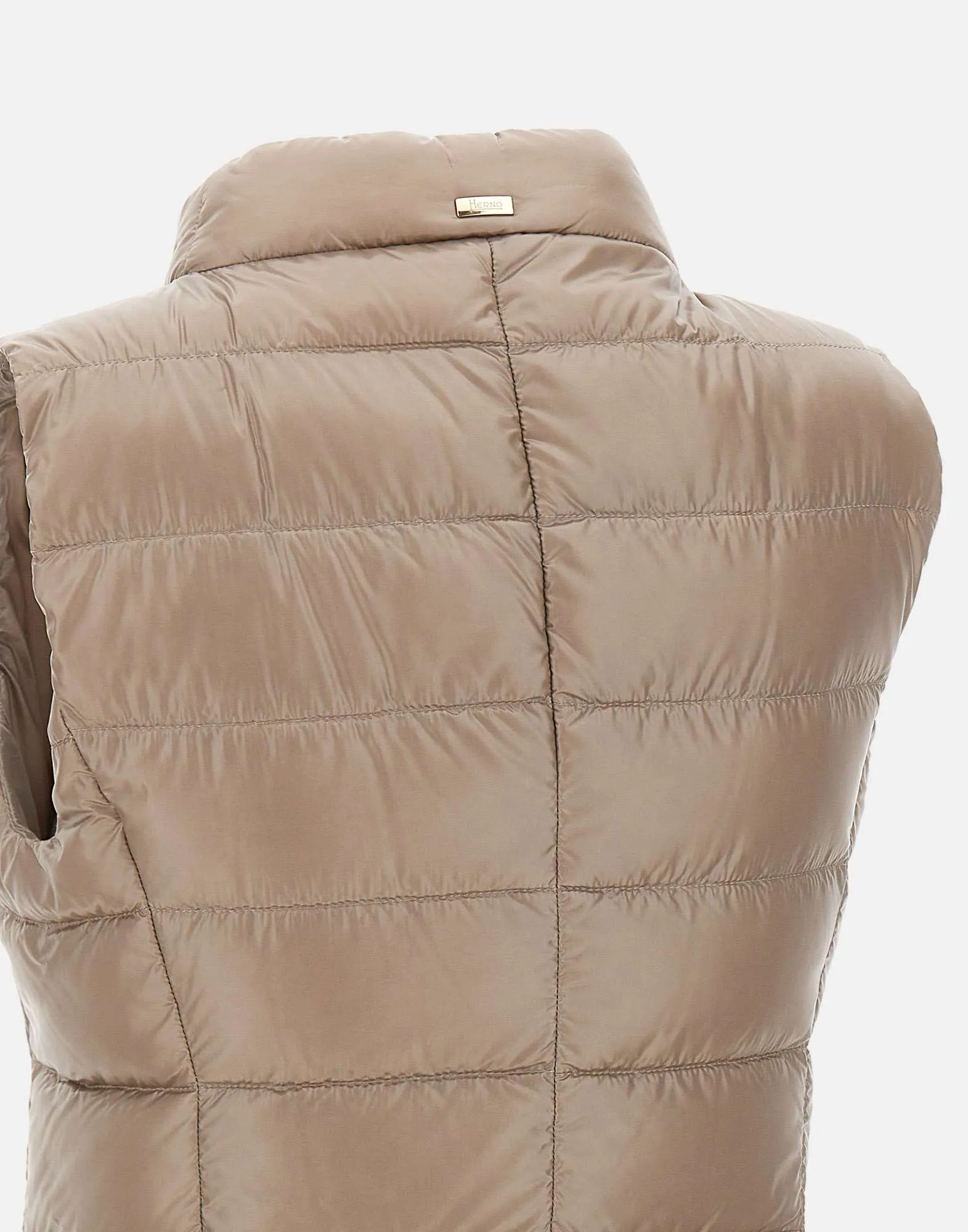 Taupe Ultralight Goose Down Vest