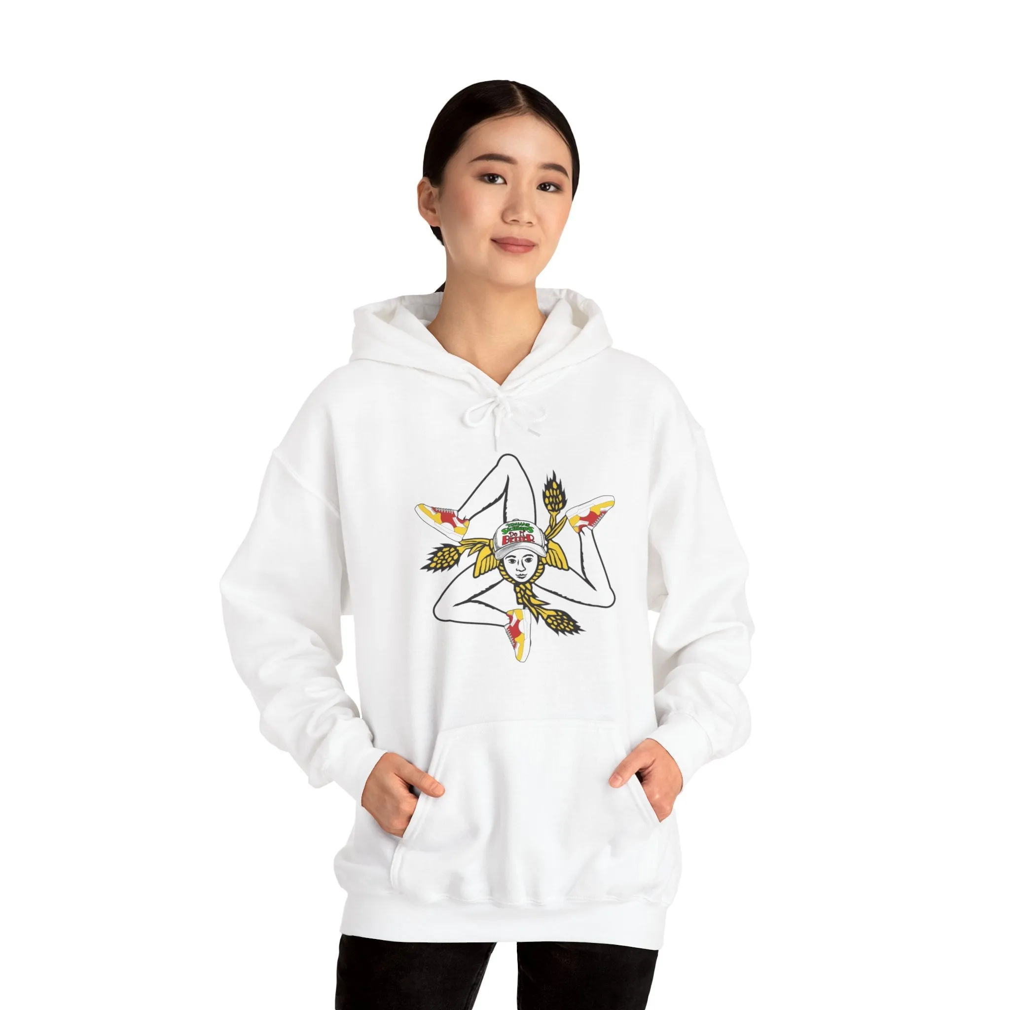 Trinacria Hoodie - Italian Sicilian Hooded Sweatshirt