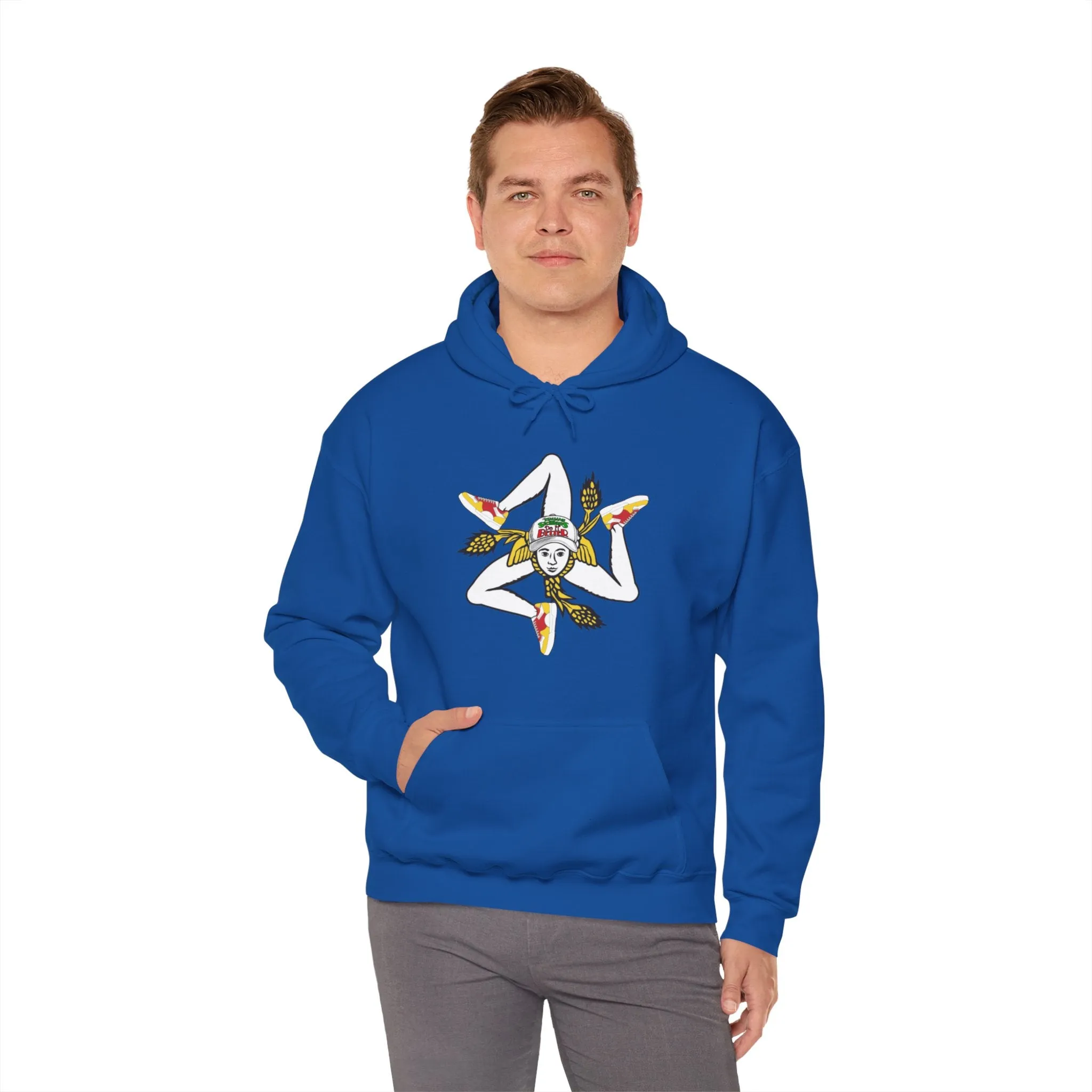 Trinacria Hoodie - Italian Sicilian Hooded Sweatshirt