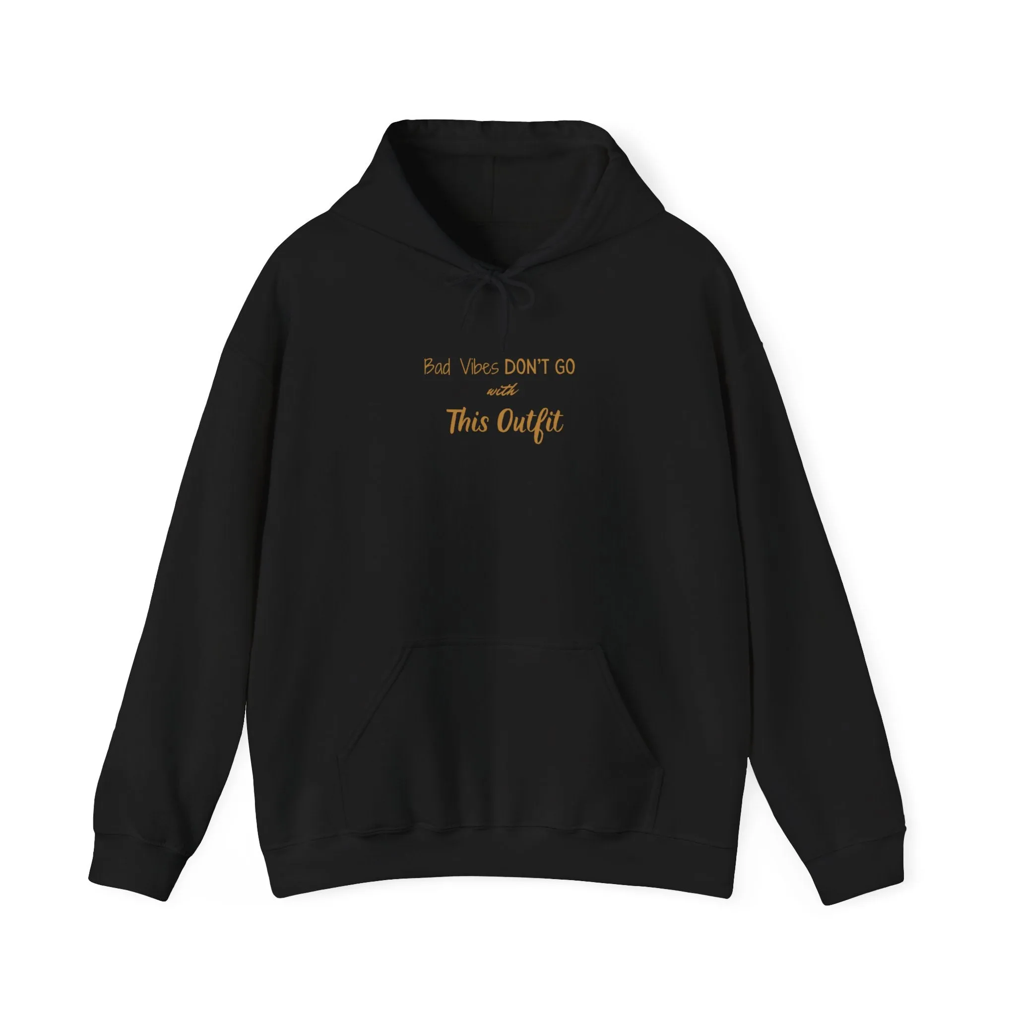 Unisex Heavy Blend™ Hooded Sweatshirt-Bad Vibes Dont Go with This Outfit