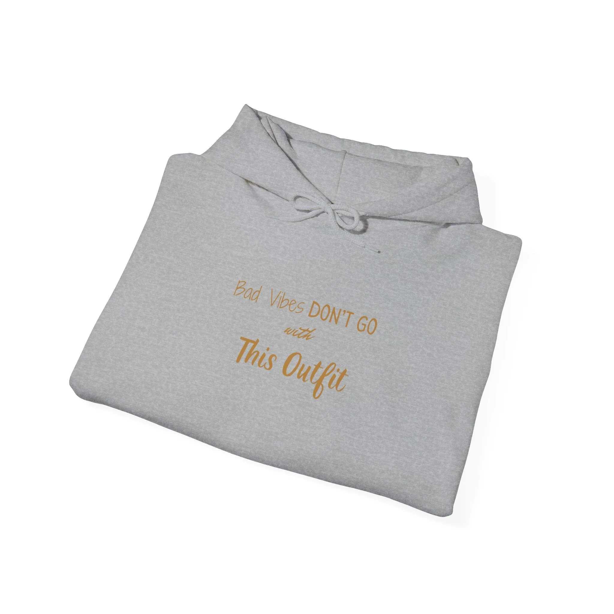 Unisex Heavy Blend™ Hooded Sweatshirt-Bad Vibes Dont Go with This Outfit