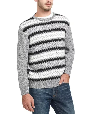 Weatherproof Vintage Men's Fair Isle Ski Sweater Black