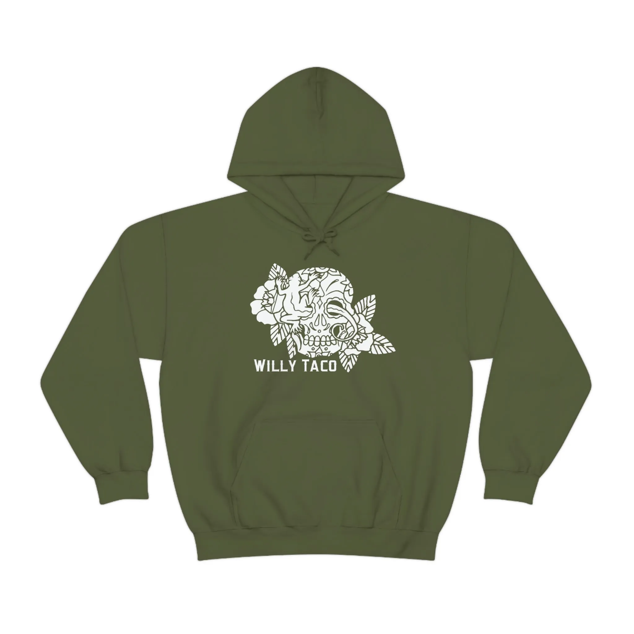 Willy Taco Sugar Skull Unisex Hooded Sweatshirt