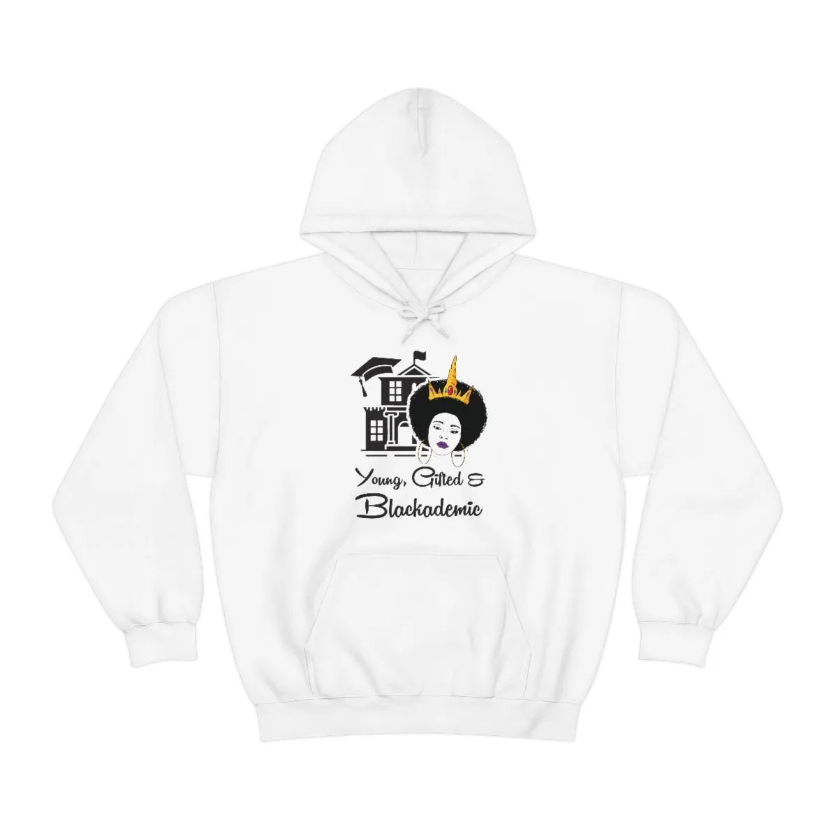 Young, Gifted, and Blackademic Unisex Heavy Blend™ Hooded Sweatshirt