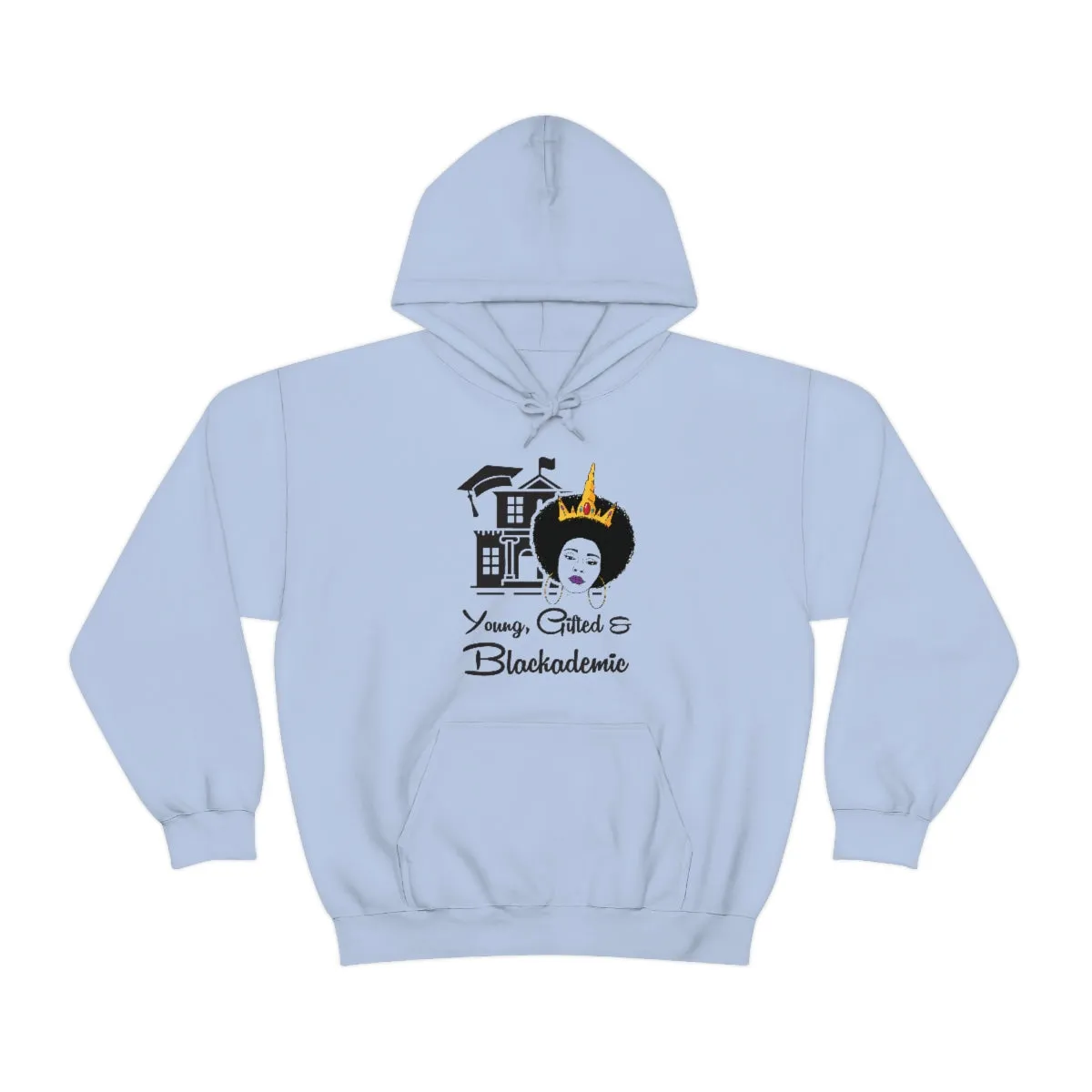 Young, Gifted, and Blackademic Unisex Heavy Blend™ Hooded Sweatshirt